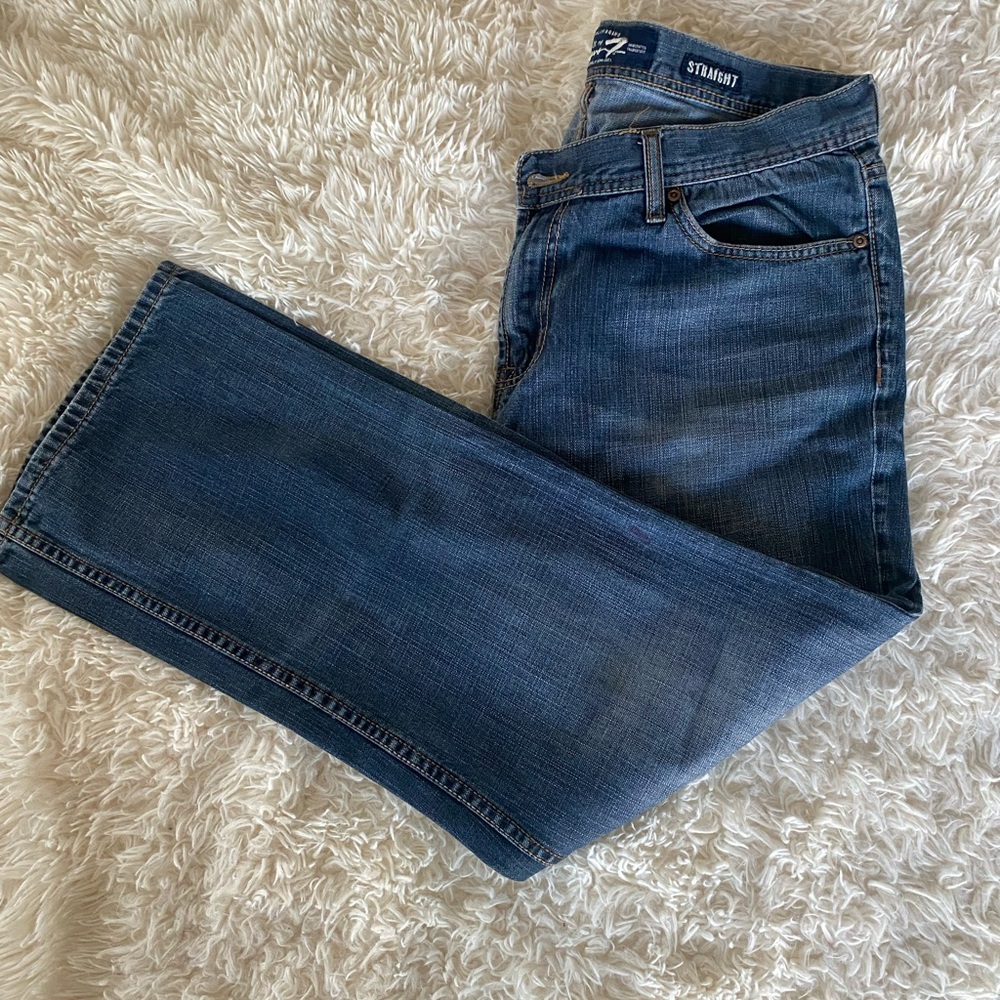 Seven 7 Men's ULTIMATE CLASSIC STRAIGHT FIT 5 pocket jeans blue 36X30 - Picture 8 of 10